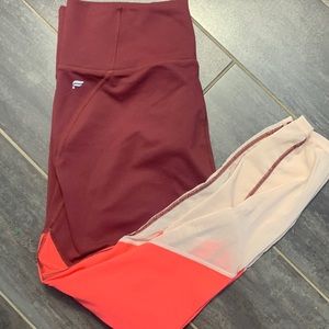 Powerhold Fabletics Maroon leggings